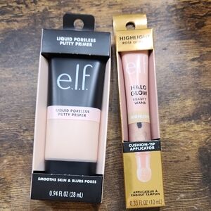 ELF Liquid Poreless Putty Primer and Halo Glow Beauty Wand Set